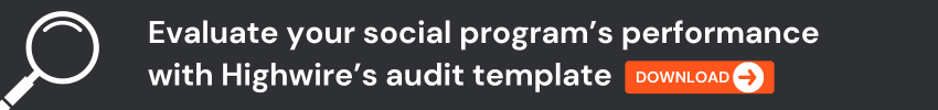 Evaluate your social media program - audit download