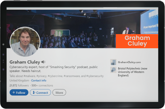 Graham Cluley - Cybersecurity